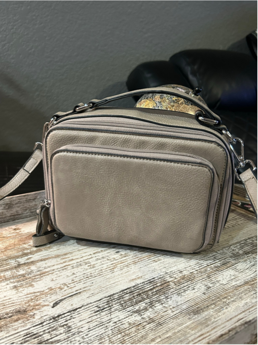 Women's Unbranded Beige Crossbody Bag One Size - Picture 2 of 7